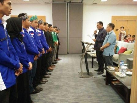 Lantik Pengurus Hipemarohi, Bupati Terima Kritik Positif Mahasiswa 